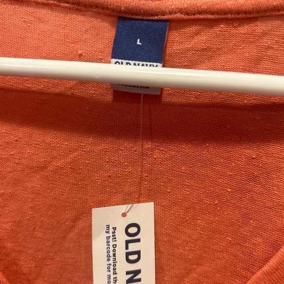 Women’s Old Navy V Neck Tee Shirt Short Sleeve Large NWT - Picture 2 of 9